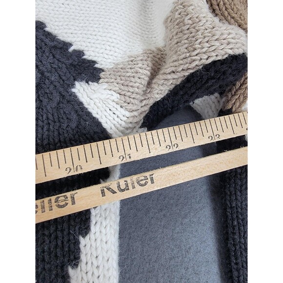 Vintage Milano Design Group Sweater Womens Large Argyle Floral Knit Pullover 90s - Picture 10 of 12